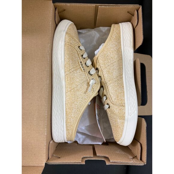 Roxy Sunny Sneakers Natural Size 7 Lace-Up Casual Shoes Boho‎ Beach Slip On Cute - Picture 5 of 7